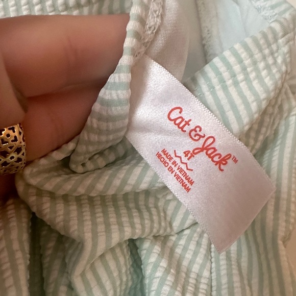 Striped Ruffle One-Piece Swimsuit - Picture 2 of 3